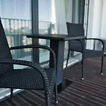 Modern Central Riga Apartment With Balcony, Gym Access, Dedicated Parking, Kitchen & Ac * Riga