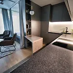 Modern Central Riga Apartment With Balcony, Gym Access, Dedicated Parking, Kitchen & Ac