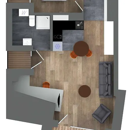 Scan Qr Code For Video Tour - Free Parking, Gym Access, Air Conditioning, Kitchen And In Riga