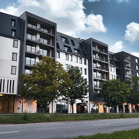 Park Alley Apartments With Private Parking Apartament Ryga