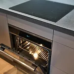 Modern Central Riga Apartment With Balcony, Gym Access, Dedicated Parking, Kitchen & Ac Riga